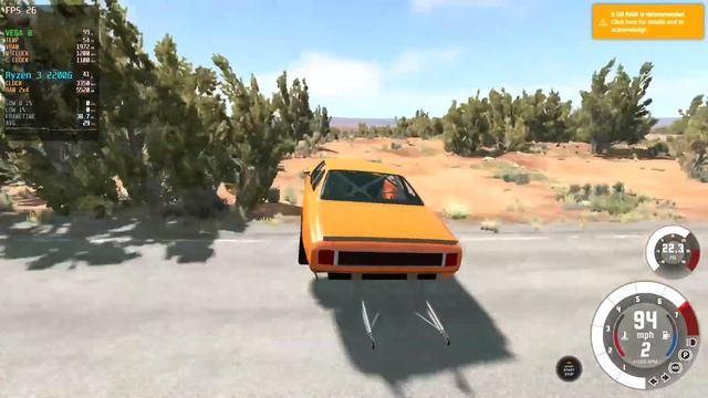BeamNG.drive - TESTED Radeon Vega 8 Graphics - Ryzen 3 2200G [ 8GB RAM Dual Channel ] смотреть онлайн