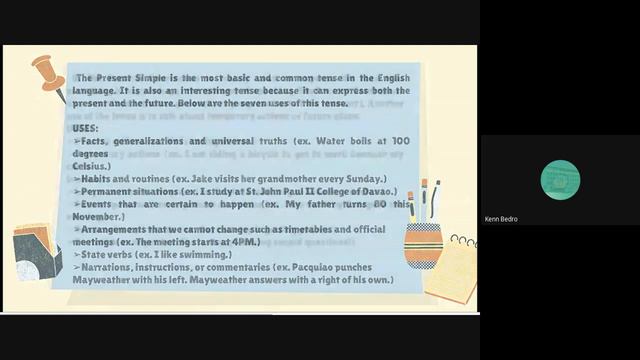 EPP LESSON 9 PRESENT TENSE смотреть онлайн