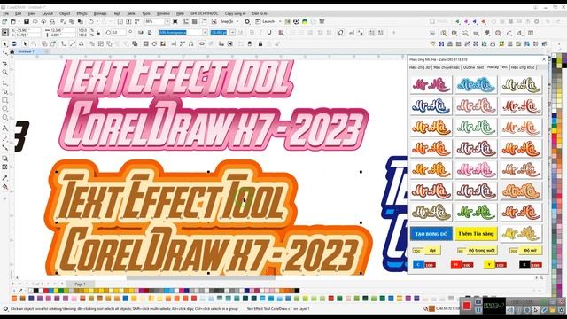 Text effect plugin for CorelDraw X7 to 2023 - Macro VBA смотреть онлайн