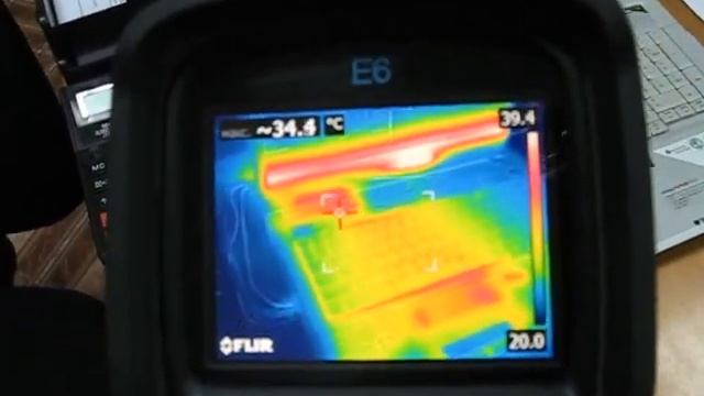 Как выглядит ноутбук в тепловизоре, часть 2 смотреть онлайн