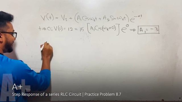 Step Response of a series RLC Circuit | Practice Problem 8.7 | By Sandun K. Dissanayaka | Channel A смотреть онлайн
