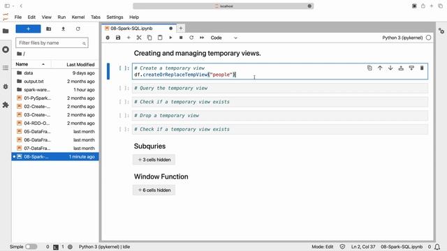 Spark SQL and SQL Operations | PySpark Tutorial for Beginners смотреть онлайн