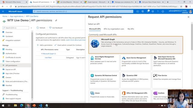 How to authenticate as an application with Microsoft Graph API смотреть онлайн