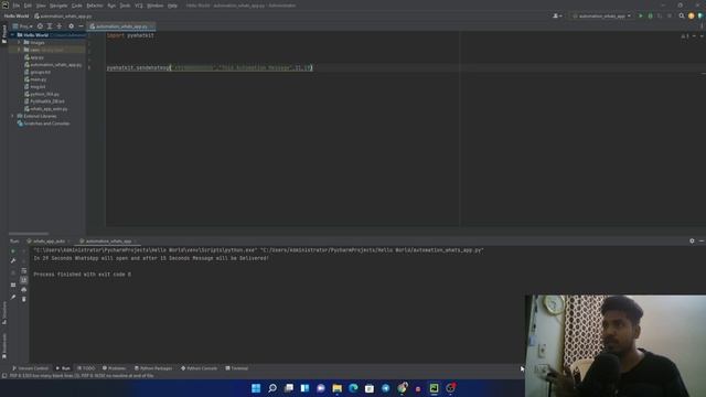 Simple Python Whats App Automation | SaRan | தமிழில் | #Python #SaRan смотреть онлайн