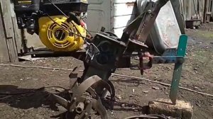 Культиватор «Крот», изменил угол редуктора.