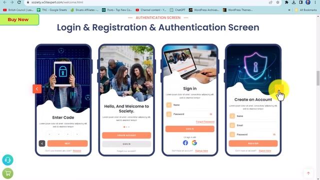 Soziety Social Network Mobile App Template Bootstrap 5 + PWA @1000theme смотреть онлайн