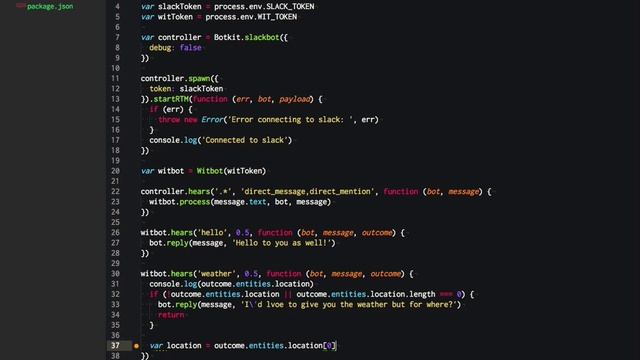 Coding a Weather Slackbot for Beep Boop with Wit.ai смотреть онлайн