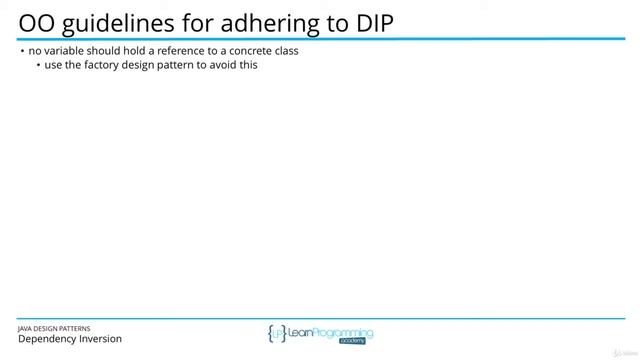 The Java Design Patterns Course--10 Dependency Inversion смотреть онлайн