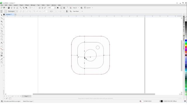 How to make Instagram Logo in CorelDRAW смотреть онлайн