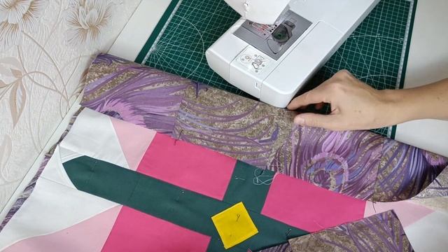 PATCHWORK коврик Тюльпан* Quilt шитье для начинающих. смотреть онлайн