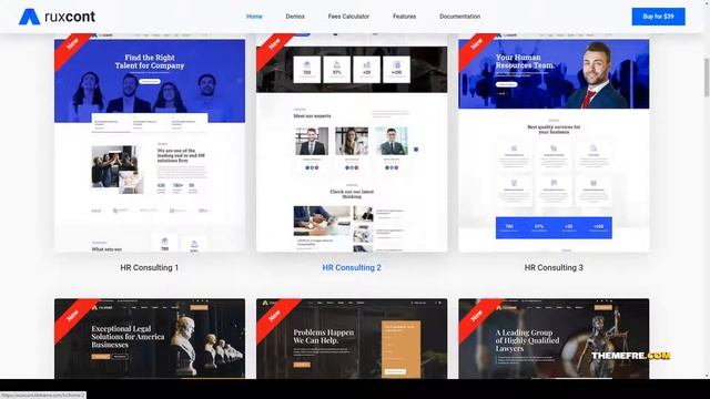 Aruxcont - Business Consulting WordPress Theme advertising SMM Build Website смотреть онлайн