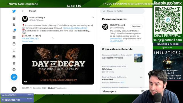 Undead Labs Anuncia Live de Aniversário de STATE 2 enquanto State 3 NINGUÉM FALA ABSOLUTAMENTE NADA смотреть онлайн