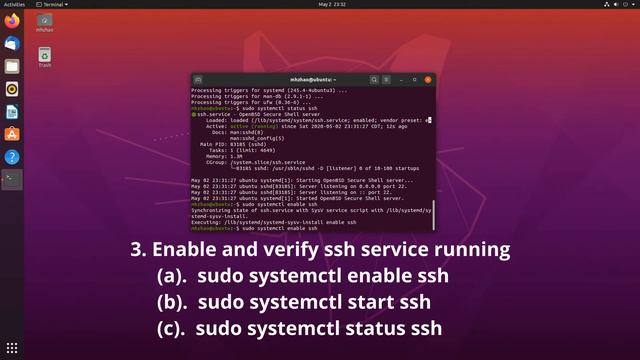 How to enable ssh server in Linux (Ubuntu) смотреть онлайн