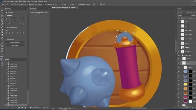 Eng. Tutorial | HOW TO DRAW GAME ICONS | MACE смотреть онлайн