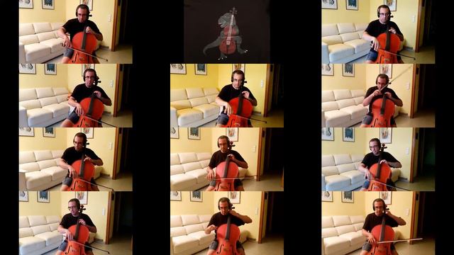DREAM ON - AEROSMITH - 11 cellos arrangement смотреть онлайн