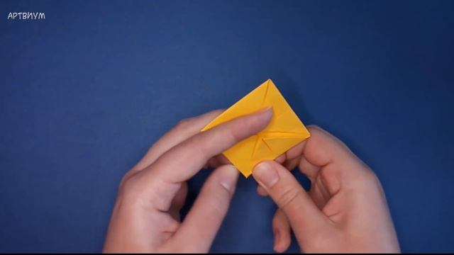 Прыгающая птичка • Простое оригами из бумаги без клея • Как сделать прыгающую игрушку Origami смотреть онлайн