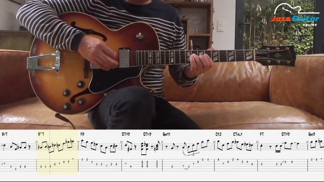 Jazz Blues Guitar Soloing - 8 Jazz Guitar Patterns for a Jazz Blues in F смотреть онлайн