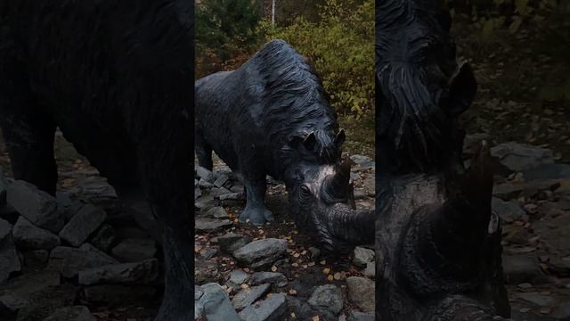 Палеопарк на Шарташе. Шерстистый носорог. смотреть онлайн