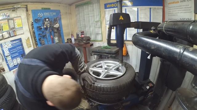 Шиномонтаж Брест: как раскачать покрышку смотреть онлайн