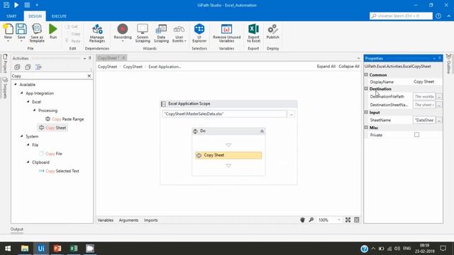 Copy Excel Sheet in UiPath|Excel Automation|UiPath RPA Tutorial смотреть онлайн