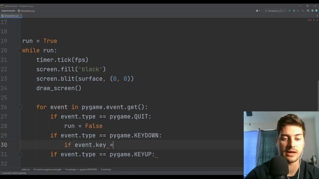 How to Change Transparency in Pygame || Transparent and Translucent Images and Objects in Pygame смотреть онлайн