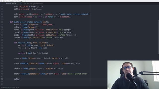 Actor Critic Methods Are Easy With Keras смотреть онлайн