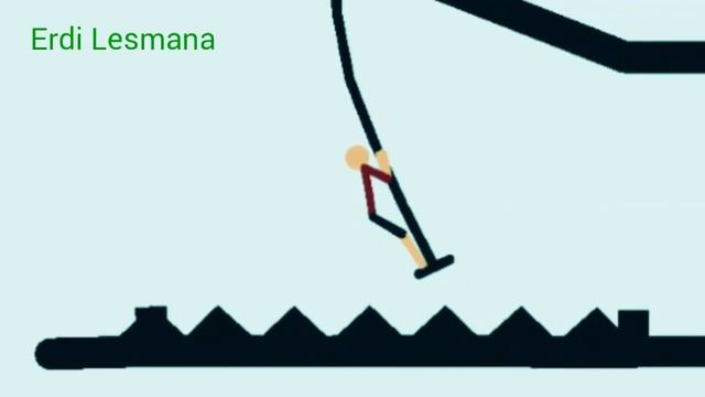Stickman Animation - obstacle test - stick nodes parkour смотреть онлайн