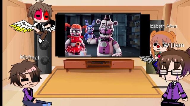 Aftons react to Circus baby turns real (Credits: Zamination смотреть онлайн