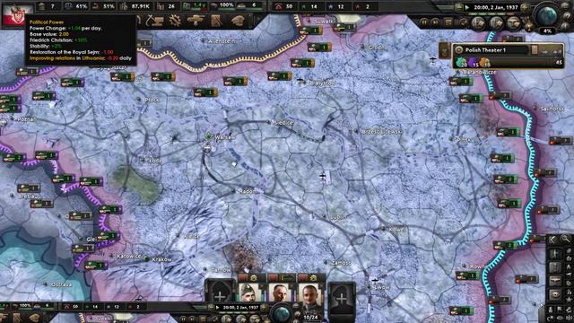 Hearts of Iron 4: No Step Back as Poland Part 1 смотреть онлайн