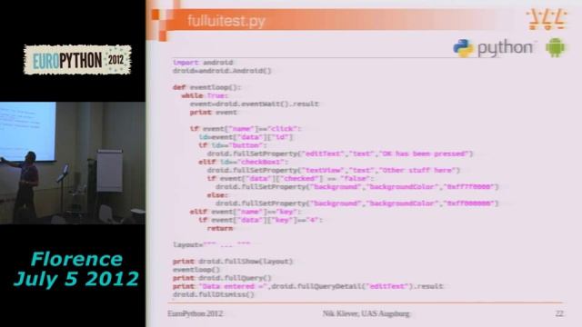 Some Experiences with Python-For-Android -Py4A смотреть онлайн