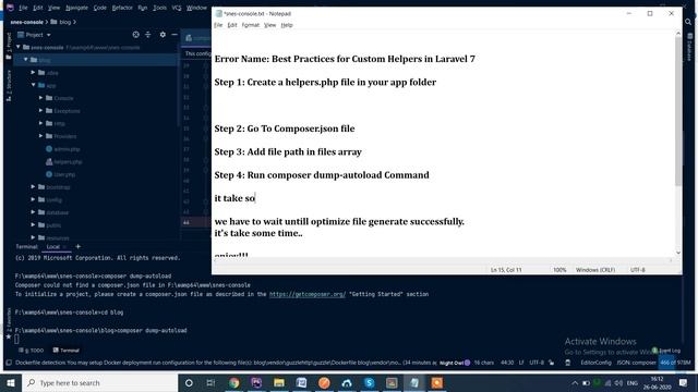 Best Practices for Custom Helpers in Laravel 7 | Snesconsole смотреть онлайн