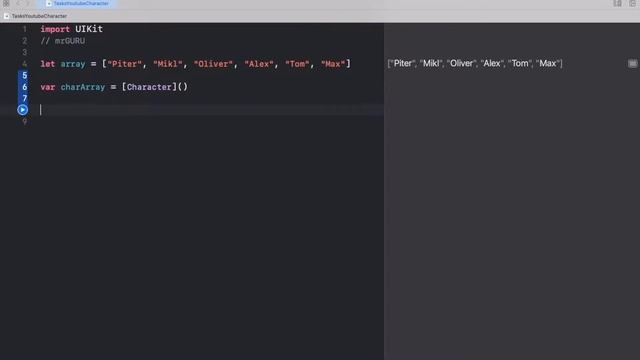 Как получить первый символ в строке? (Swift 5, Xcode 12) Вопрос от Анны(подписчика) / mrGURU смотреть онлайн