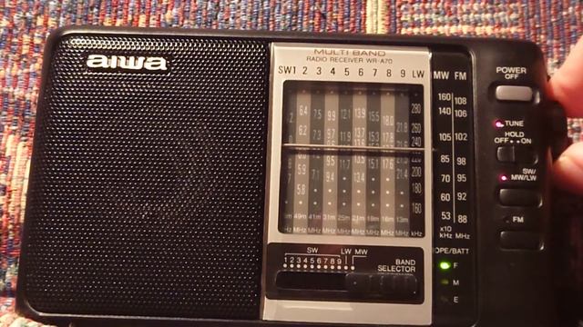 Aiwa WR A70. MW Scan