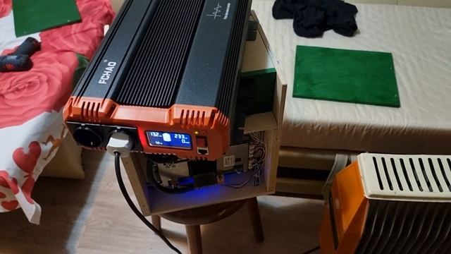 FCHAO C-3000w тест включения вентилятора охлаждения.