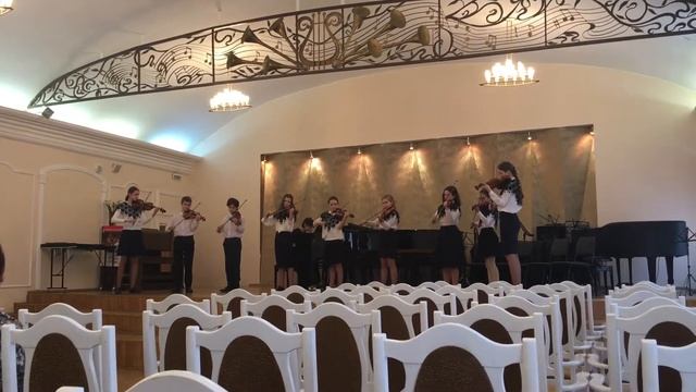 Ансамбль скрипачей школы Кабалевского смотреть онлайн