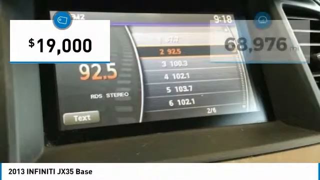 2013 INFINITI JX35 Dallas TX, Ft. Worth TX, Grapevine TX DC351417 смотреть онлайн