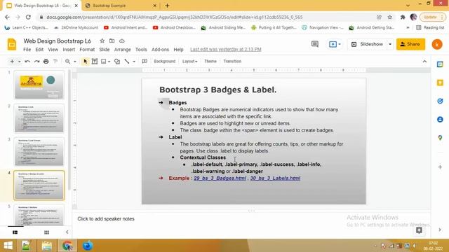 Bootstrap For Badge & Label | Bootstrap 3/4/5 | Example And Tutorial #6(Part3) - Gujarati смотреть онлайн