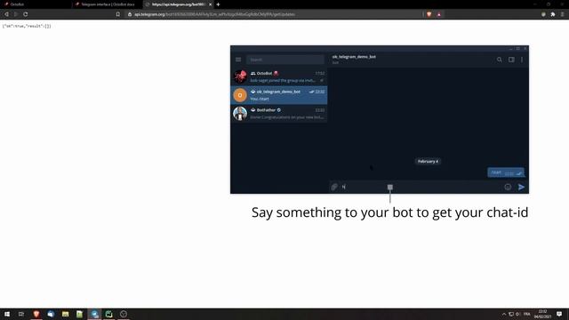 Telegram configuration in OctoBot смотреть онлайн