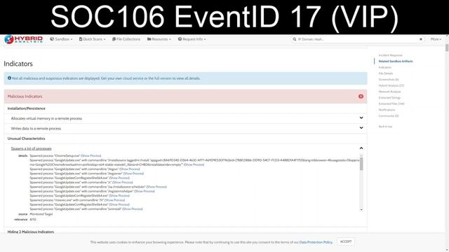letsdefend.io - SOC106 EventID 17 (VIP) смотреть онлайн