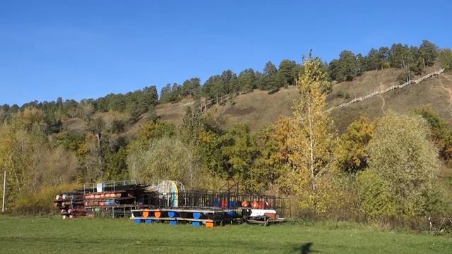 По местам Грушинского Фестиваля. САМАРСКАЯ ОБЛАСТЬ. Прогулка по осеннему лесу смотреть онлайн