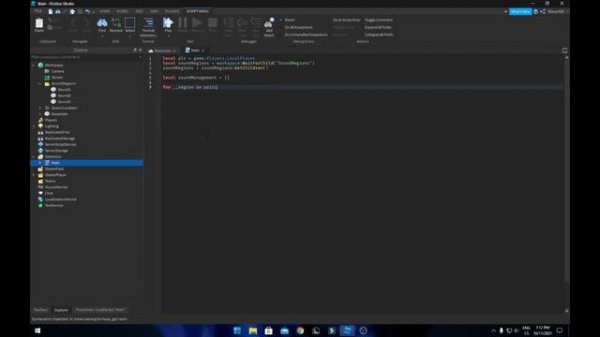 How to make Sound Regions [Roblox Studio]