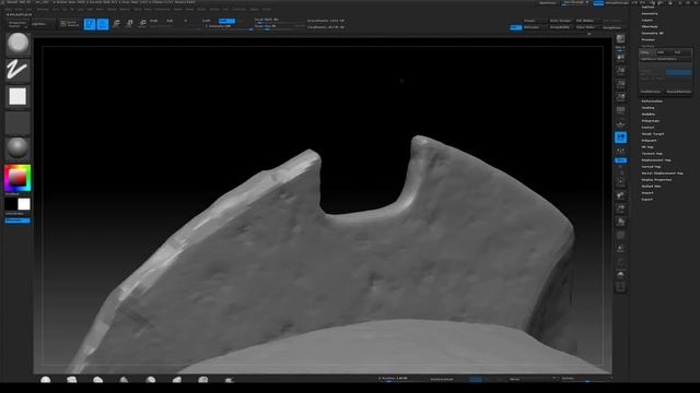 Sculpting armor damage in zBrush смотреть онлайн
