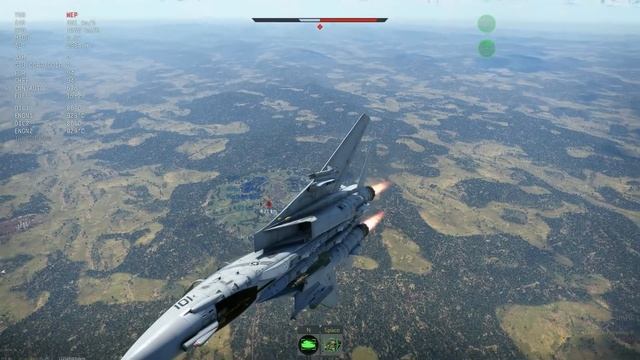War Thunder F-14B BOMBCAT in GROUND RB! PRECISION striking those pesky T series TANKS! смотреть онлайн