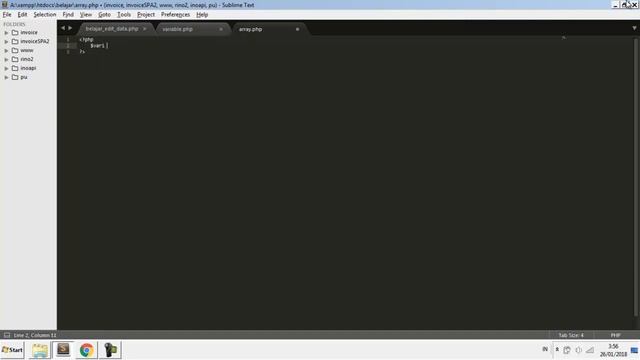 Tutorial PHP Bagian 10 Variable, String, Array - Untuk Pemula Berbahasa Indonesia смотреть онлайн
