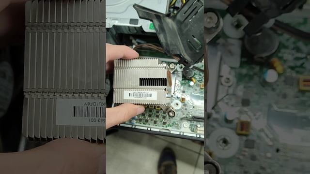 Пассивное охлаждение на процессоре #компьютер #pc #gaming смотреть онлайн