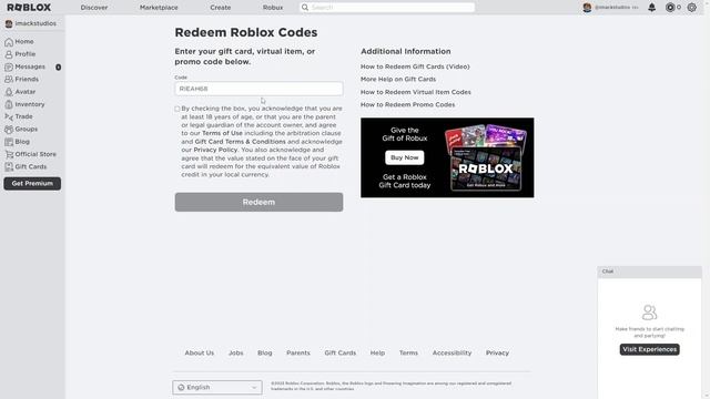 How to Redeem a ROBLOX GIFT CARD Mobile + PC! (EASY METHOD) смотреть онлайн