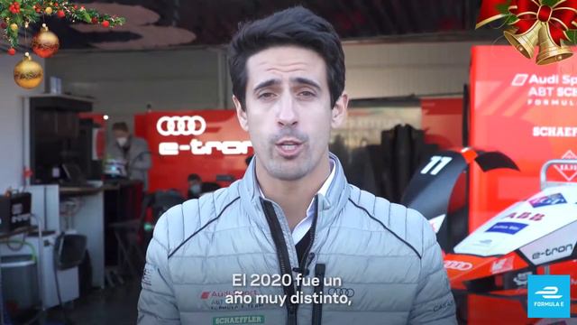 Saludo de Navidad Da Costa, Longo, Di Grassi y Mitch Evans Formula-E смотреть онлайн