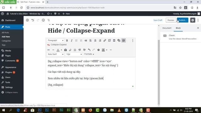 Plugin Show Hide Collapse Expand wordpress смотреть онлайн
