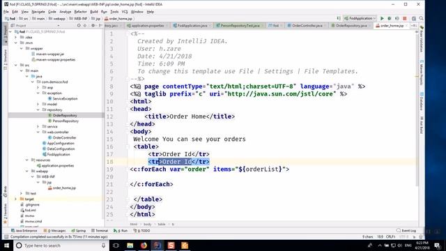 9 - Spring MVC Part 1 смотреть онлайн