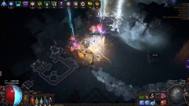 POE 3.12 Heist Herald of Thunder Autobomber (Veritania mapping and boss killing) смотреть онлайн